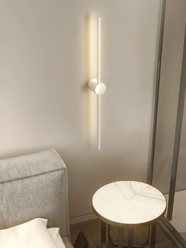 Простая лампа с белой линией домашнего декора, настенные светильники для гостиной, светодиодные светильники для кабинета, Спальни, Коридора, Гостиной, Ламп для внутреннего освещения