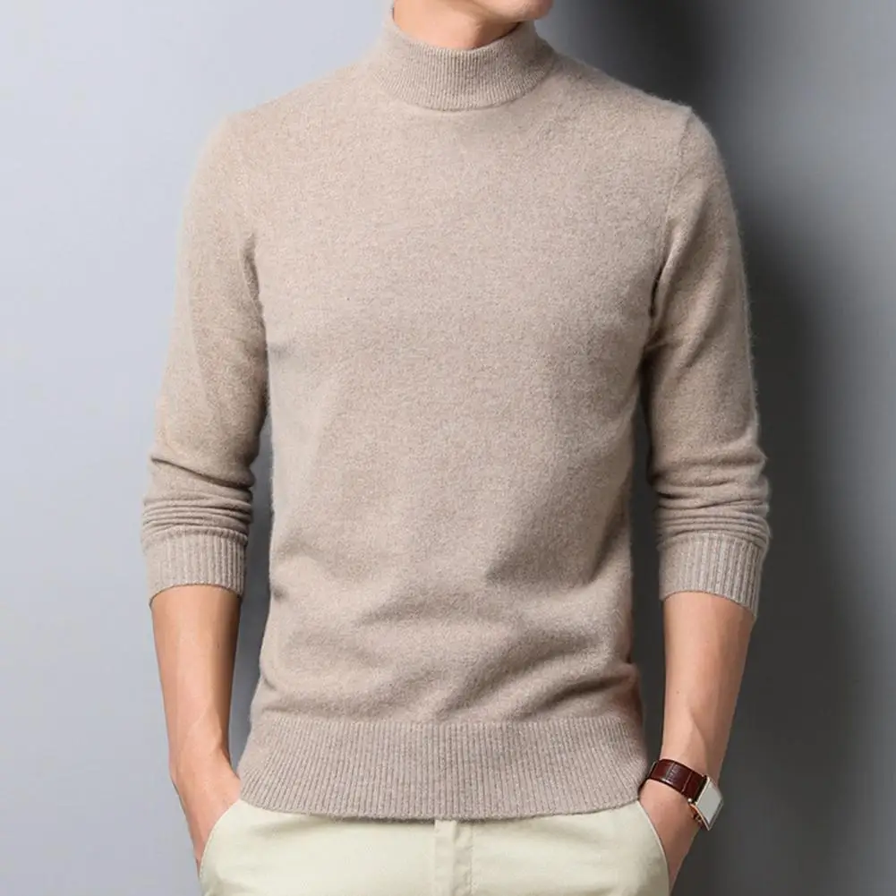 Мужской хлопковый вязаный свитер, нижняя рубашка, Новинка 2023 года, мужской полосатый бренд с круглым вырезом, модный повседневный свитер, Винтажный Пламенный свитер