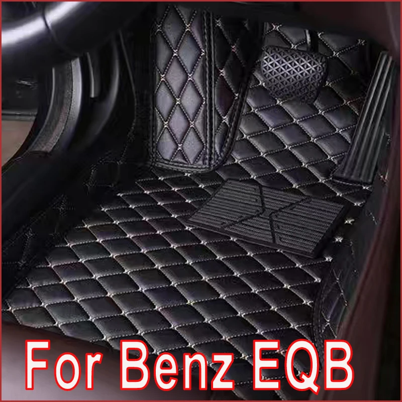 Автомобильные коврики для Mercedes Benz EQB 2022 Пользовательские автоматические накладки для ног, автомобильные ковровые покрытия, Аксессуары для интерьера