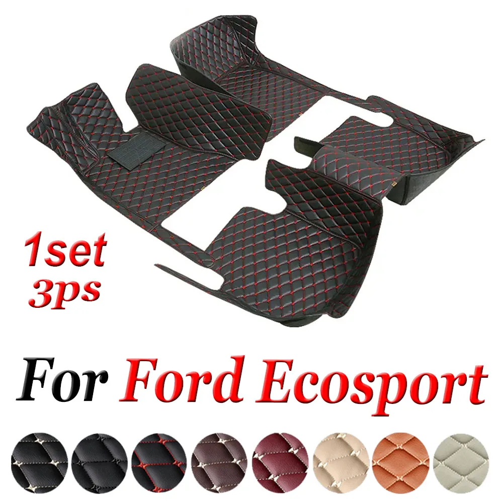Автомобильные коврики для Ford Ecosport 2018 2019, изготовленные на заказ автоматические накладки для ног, автомобильные ковровые покрытия, Аксессуары для интерьера