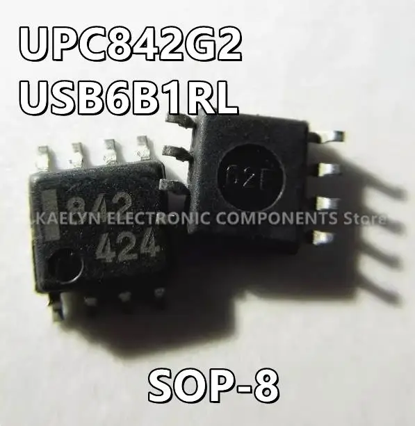 10 шт./лот UPC842G2 UPC842 USB6B1RL USB62 Усилитель общего назначения 2-Контурный Двухтактный Зажим Ipp Tvs Диод Поверхностного монтажа 8-SOIC