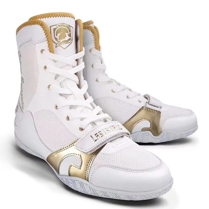 Профессиональная боксерская обувь Мужские Размеры 39-44, боксерские кроссовки, легкая борцовская обувь, мужская спортивная обувь для спортзала