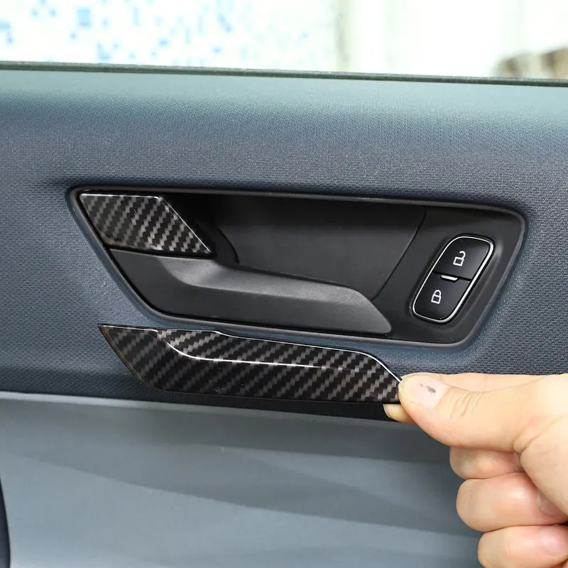 ABS С Рисунком Из Углеродного Волокна Внутренняя Ручка Автомобиля, Крышка Панели для Ford Maverick 2022, Аксессуары Для Модификации Интерьера, 8 шт.