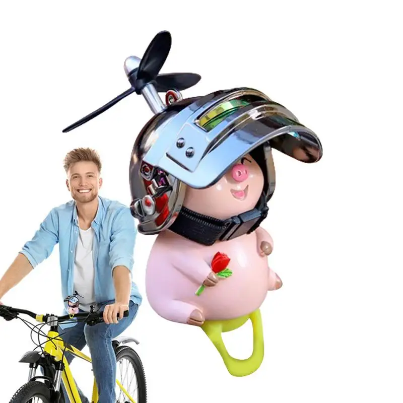 Украшение для автомобиля, мотоцикла, Мультяшная кукла-свинья с качающейся головой, украшение в виде шлема Для приборной панели автомобиля И велосипеда, милая маленькая розовая свинья