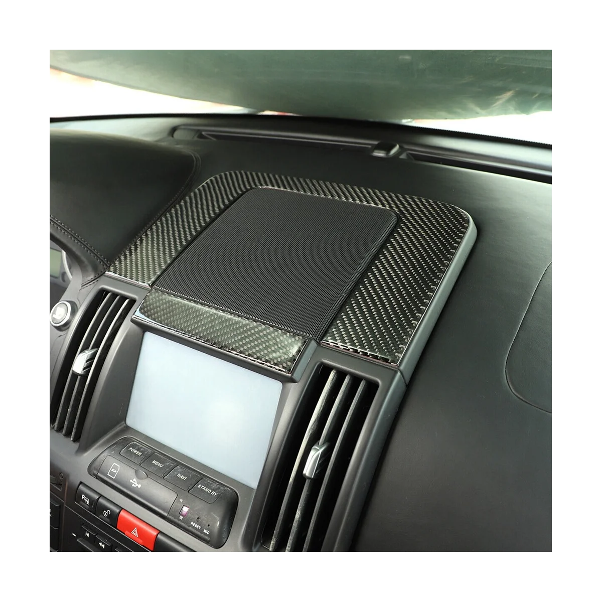 Центральный динамик управления, декоративная отделка, наклейки из углеродного волокна для Land Rover Freelander 2 2007-2012 Аксессуары