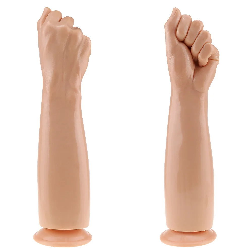 35 СМ рука имитировала пенис негабаритный анальный расширитель игрушки для взрослых Фаллоимитатор с присоской