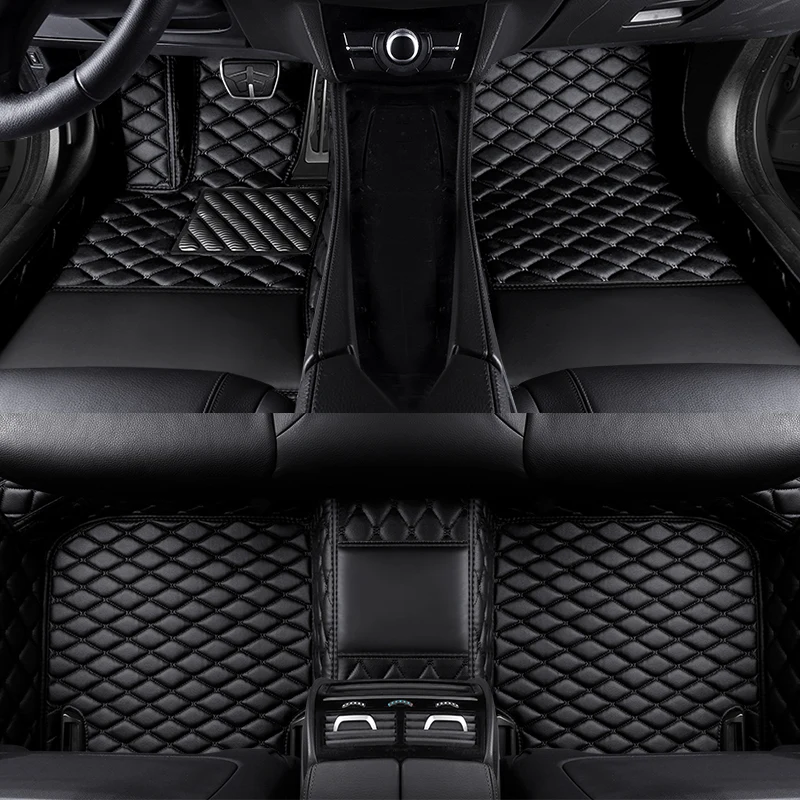 Роскошный автомобильный коврик из искусственной кожи с 3D-дизайном на заказ для Mazda 3 2020-2023 2014-2019 2006-2013 Аксессуары для интерьера автомобиля