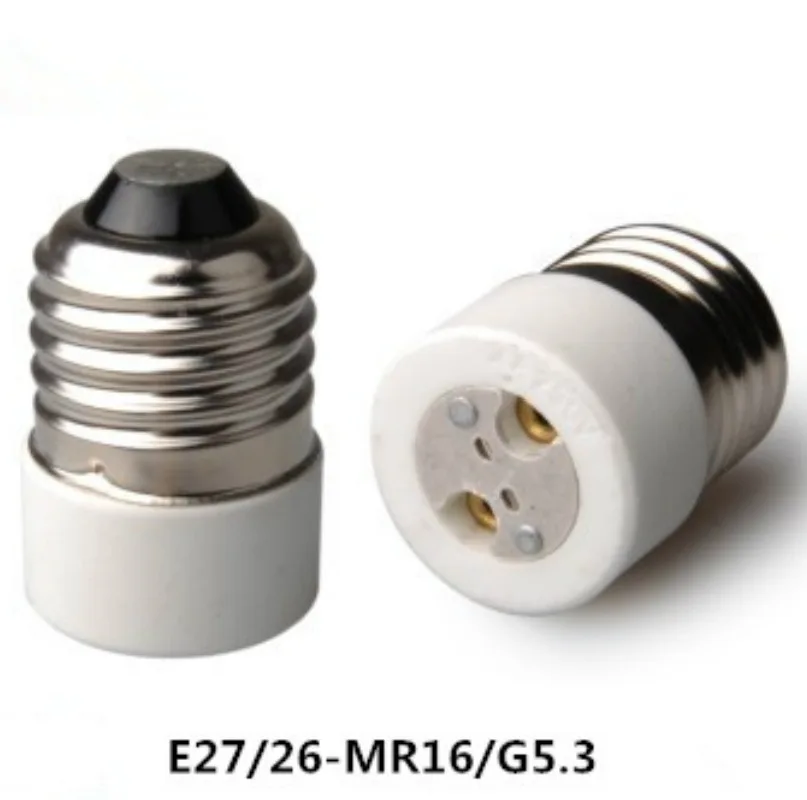 Адаптер для держателя лампы Конвертер E27 в MR16 E27 держатель лампы Светодиодный Светильник Адаптер для лампы с винтовым гнездом E27 в GU5.3 G4 простота установки