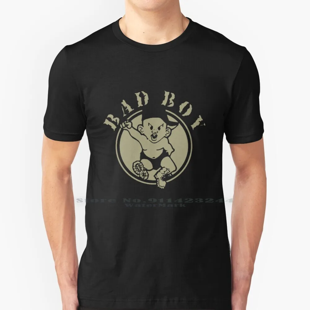Футболка Bad Boy Records Хлопок 6XL Лейбл звукозаписи Bad Boy Records Epic Records Шон Комбс Печально Известный Big Faith Machine Gun Френч