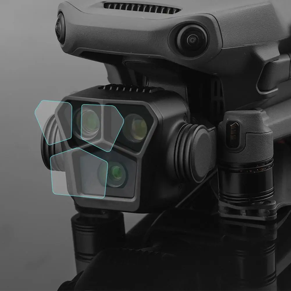 Объектив Закаленная Пленка Совместима Для Dji Mavic 3 Pro Drone Gimbal Объектив Камеры Стеклянная Пленка Защита От Царапин Оптом