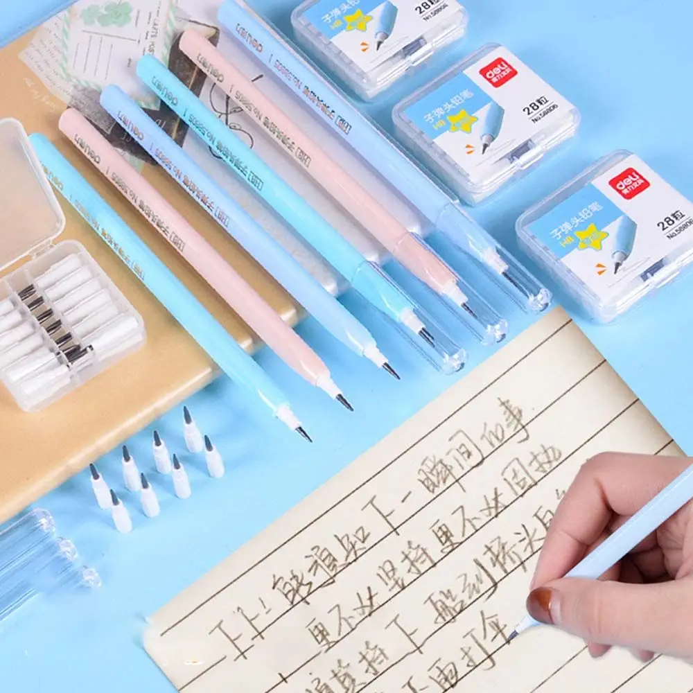 удобные не заточенные детские канцелярские принадлежности Замените головку на сменные карандаши для письма, карандаши HB, Механический карандаш