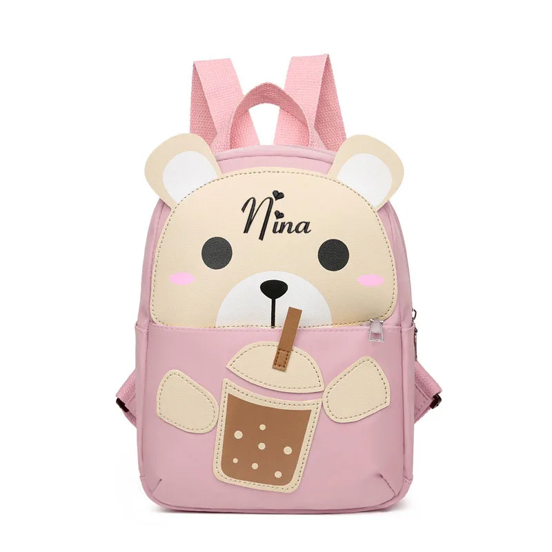 Название с вышивкой, детский рюкзак, свежее и милое аниме, серия рюкзаков для мальчиков и девочек, легкий рюкзак для детского сада