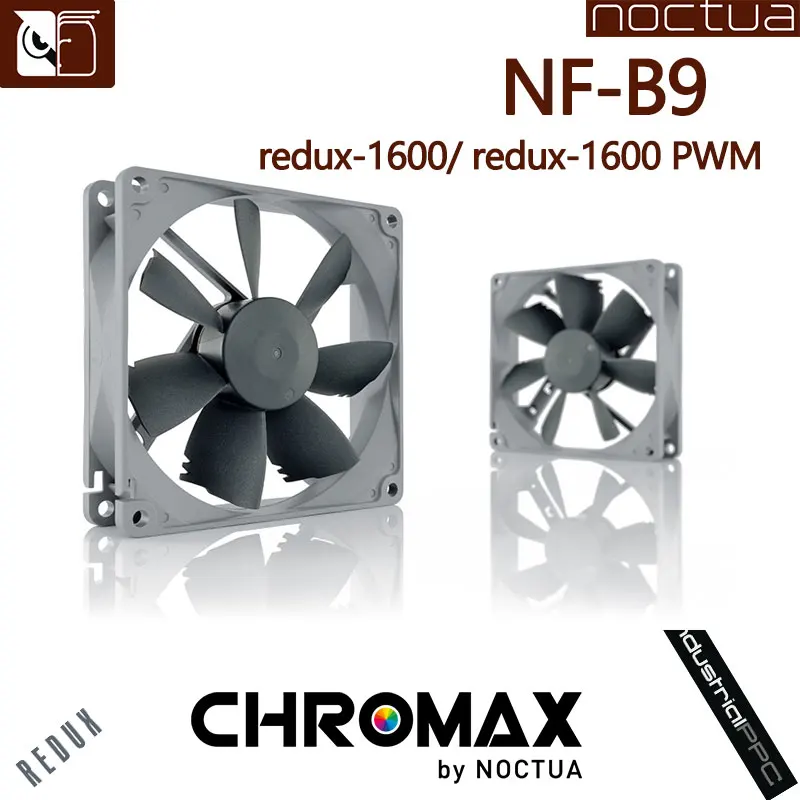 Noctua NF-B9 redux-1600 92 мм Высококачественный бесшумный вентилятор охлаждения корпуса компьютера 12V 3pin/4pin PWM CPU Cooler вентиляторы радиатора