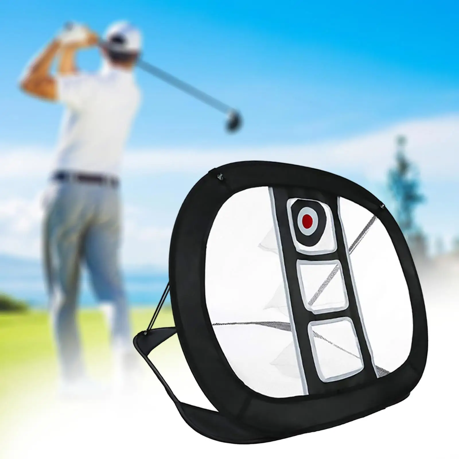 Сетка для зазубрин для гольфа Складная портативная система сетки для ударов по гольфу Аксессуары для гольфа