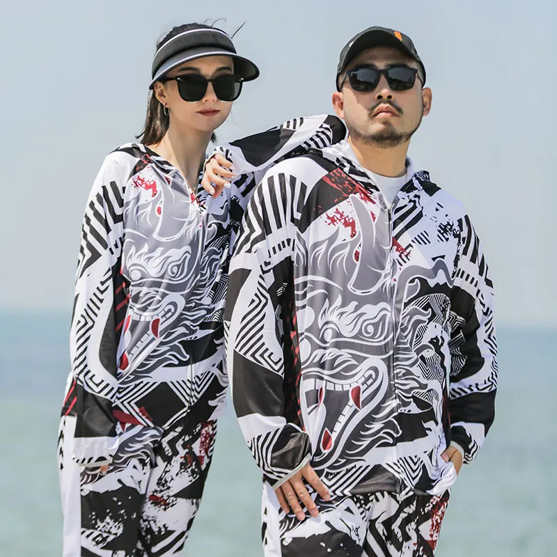 2023 Новая уличная мужская и женская рубашка для рыбалки, спортивная Дышащая быстросохнущая одежда для рыбалки с защитой от ультрафиолета и солнца с длинными рукавами,