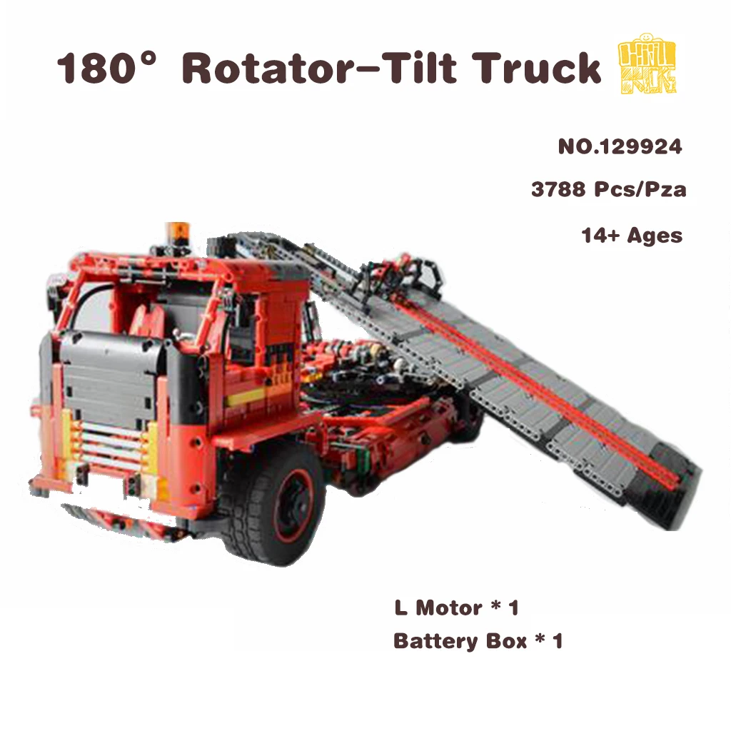 MOC-129924 Rotator-TiltIII- Модель Грузовика на 180 ° С Рисунками в формате PDF Строительные Блоки Кирпичи Детские Игрушки 