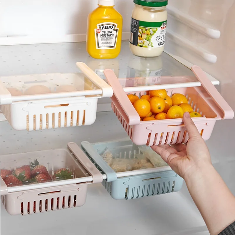 Органайзер для холодильника Ящик для хранения Пластиковый контейнер для хранения Фруктов, яиц, Коробка для хранения продуктов Кухонные Принадлежности