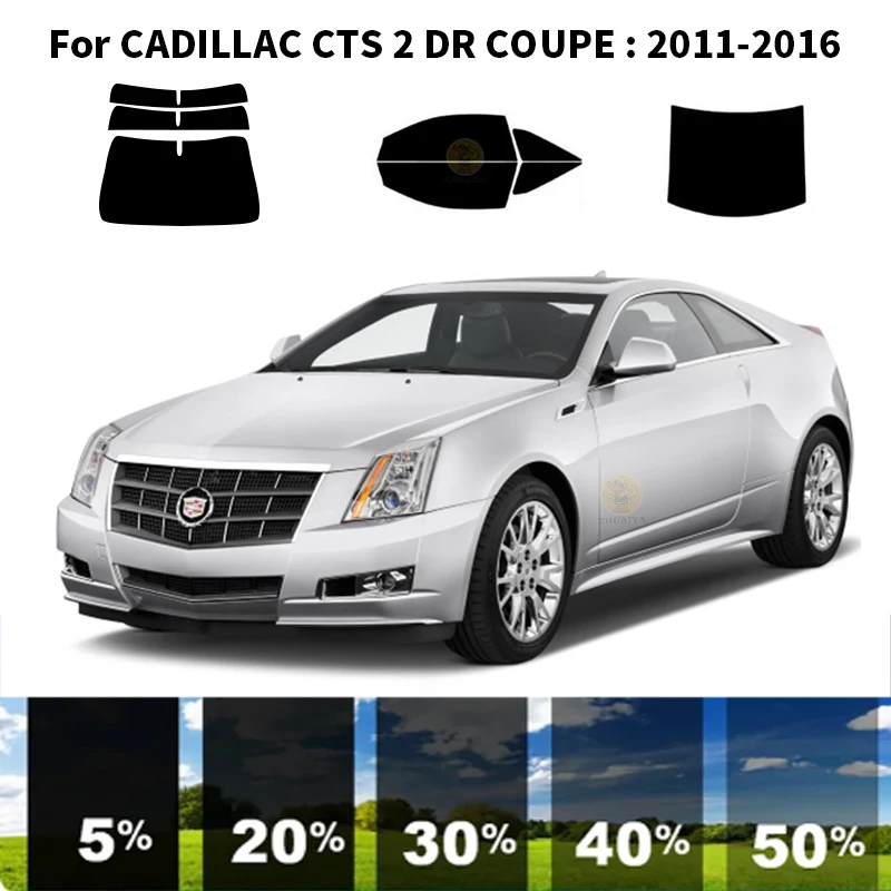 Предварительно нарезанная нанокерамика для УФ-тонировки автомобильных окон для CADILLAC CTS 2 DR COUPE 2011-2016