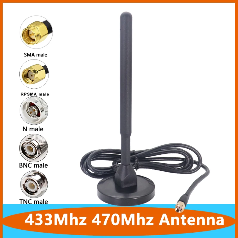 Пульт Дистанционного Управления 433 МГц 470 МГц Lora Omni WiFi Антенна С Высоким Коэффициентом Усиления 12 дби Антенна С Разъемом SMA TS9 N BNC TNC