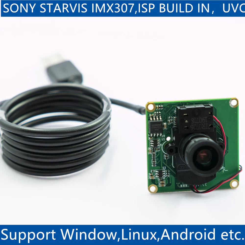 CS-USB-веб-камера IMX307 UVC Usb, модуль камеры IMX307 с разрешением 1080p Full Hd MJPEG / H.264 30 кадров в секунду / 60 кадров в секунду Star Light