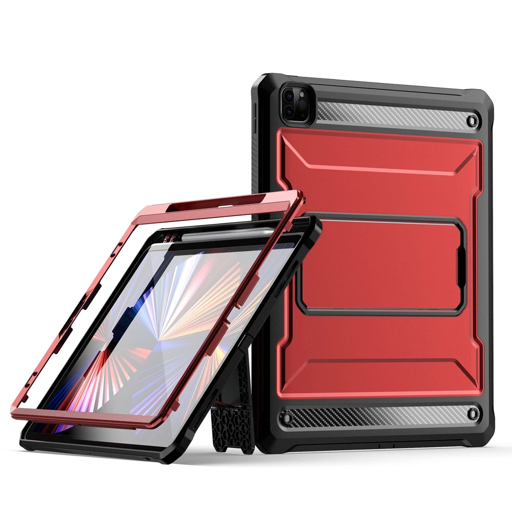 Чехол для Планшета iPad Air 4 5 6 7 8 9 10 Pro Противоударные Чехлы 2021 2022 9,7 11 10,9 12,9-дюймовая Подставка Для защиты Экрана